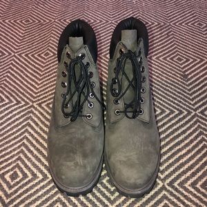 TIMBERLAND MENS 6-INCH BASIC WATERPROOF BOOTS GREY